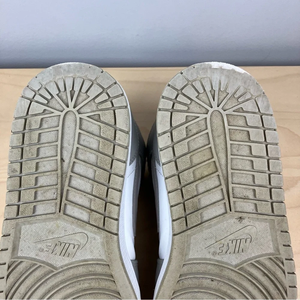 Nike Air Jordan Retro 1 Mid Men’s Size 8.0 College Gray Basketball Shoes Beaters - Picture 10 of 15